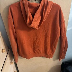 Women's Vibrant Orange Hoodie Sweater